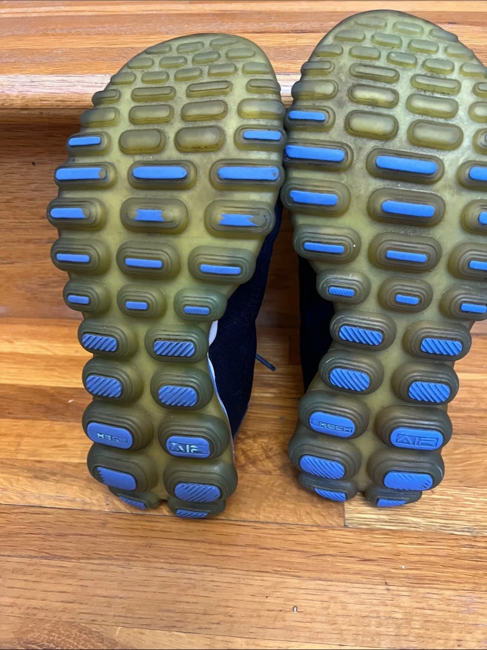 Skechers Navy with Teal Athletic Sneakers